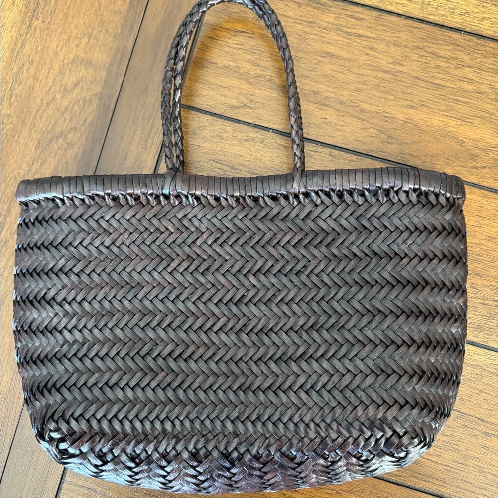 Dragon Diffussion Brown Woven Tote Bag